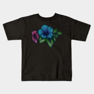 Watercolor Florals Kids T-Shirt